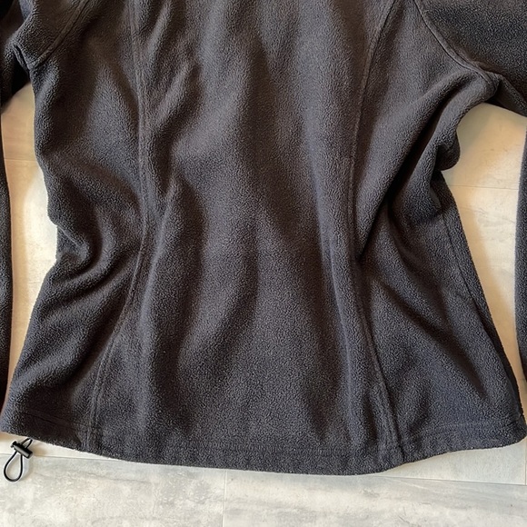 Columbia  GUC   Fleece jacket   Black  original style   Stand up collar   size L - Picture 13 of 14